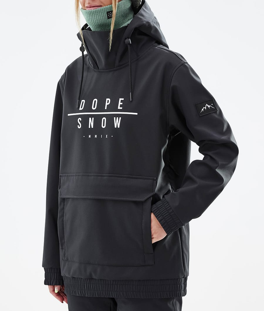Chaqueta Snowboard Dope Wylie W Mujer Negras | 082-WKXHFN