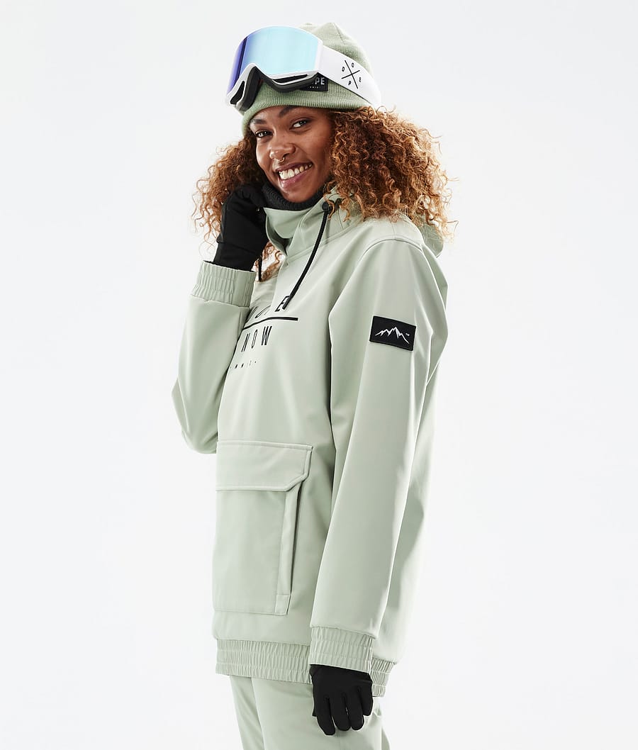 Chaqueta Snowboard Dope Wylie W Mujer Verde | 935-VLUZIE