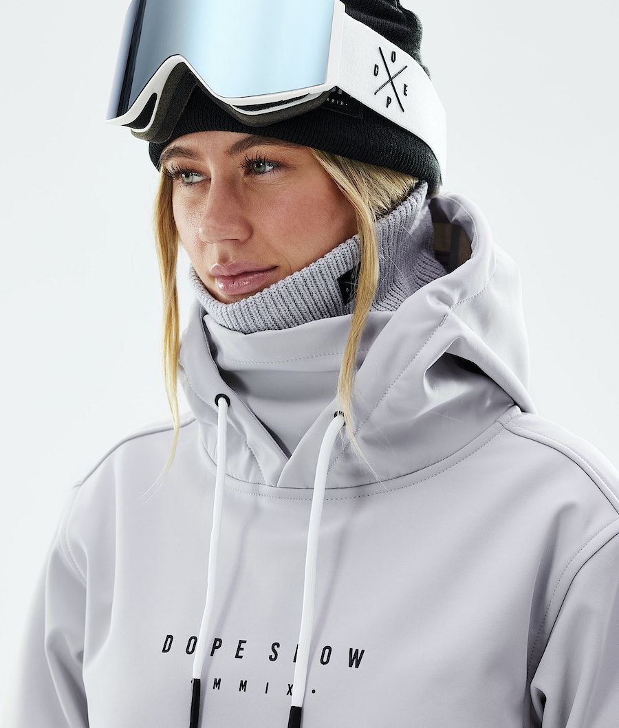 Chaqueta Snowboard Dope Yeti 2021 Mujer Gris Claro | 620-JNDQWK