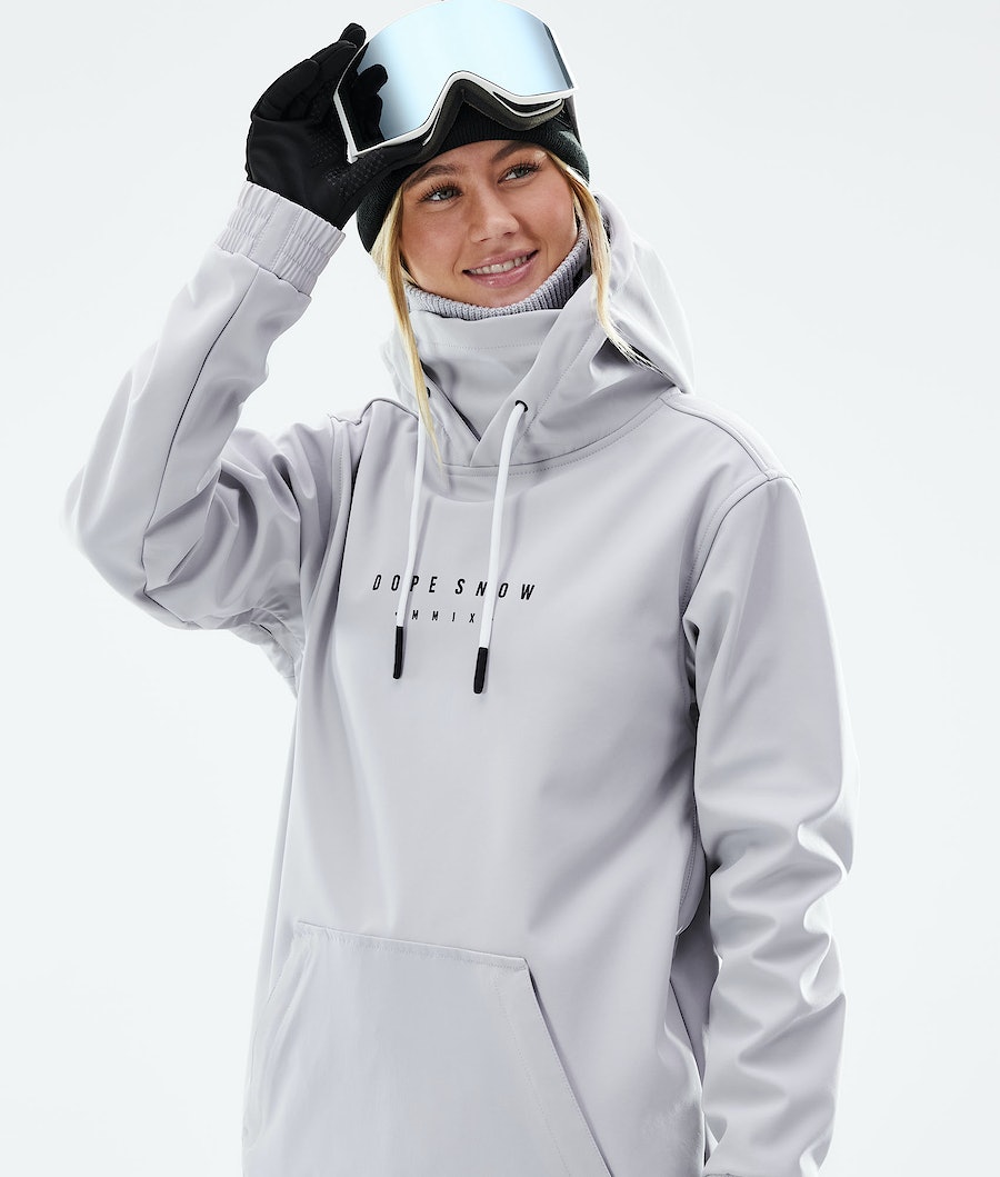 Chaqueta Snowboard Dope Yeti 2021 Mujer Gris Claro | 620-JNDQWK