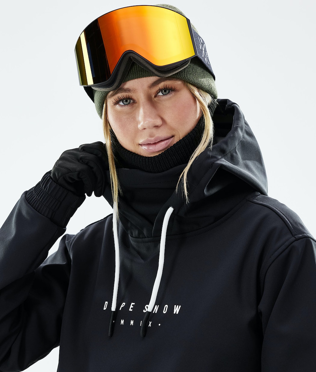 Chaqueta Snowboard Dope Yeti 2021 Mujer Blancas Negras | 701-YDPBHM