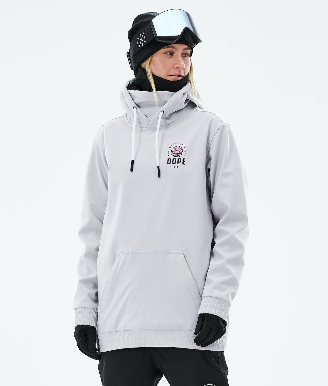 Chaqueta Snowboard Dope Yeti 2021 Mujer Rosas Gris Claro | 725-OSCQIX