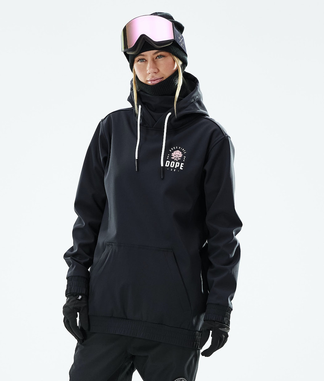 Chaqueta Snowboard Dope Yeti 2021 Mujer Rosas Negras | 897-QEXIWG