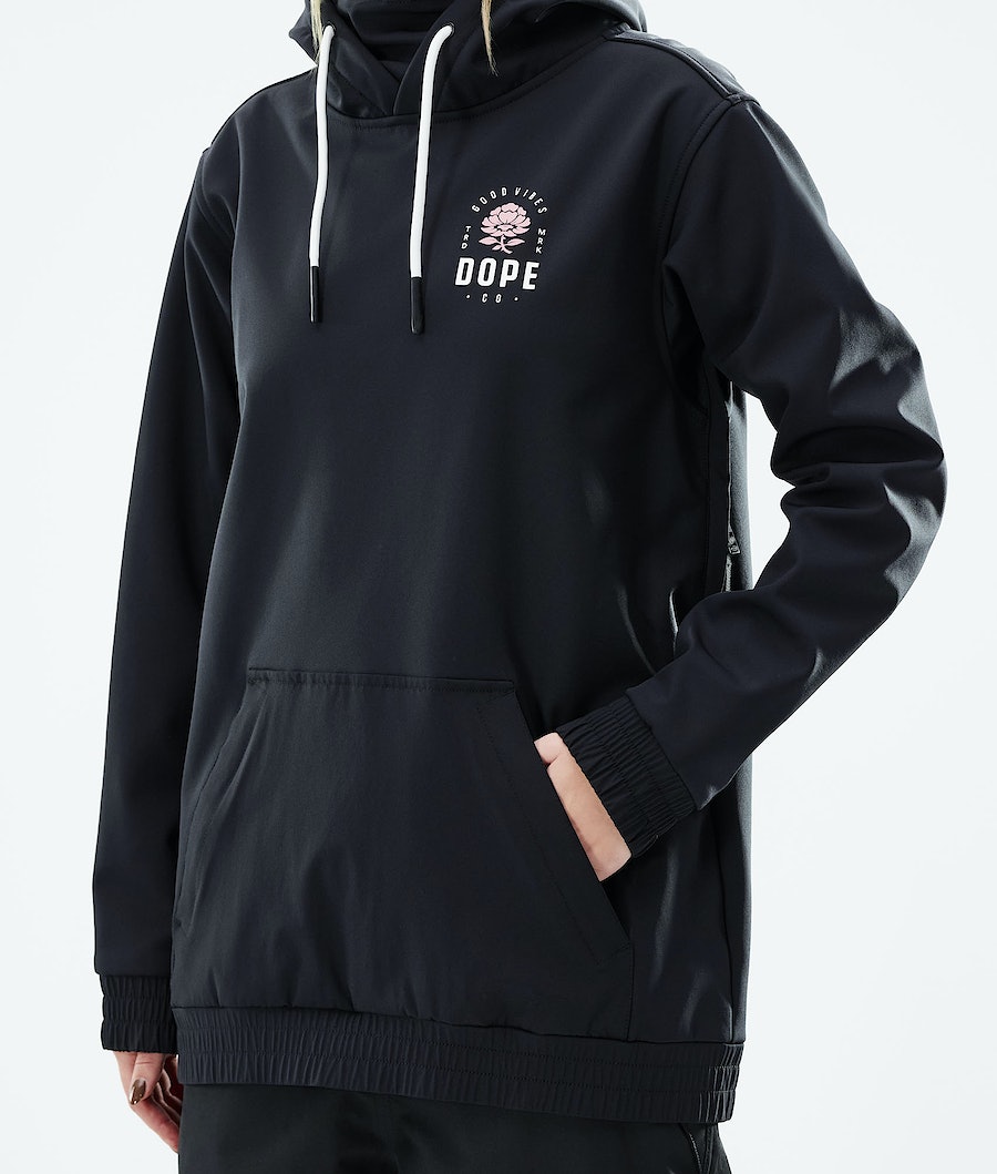 Chaqueta Snowboard Dope Yeti 2021 Mujer Rosas Negras | 897-QEXIWG