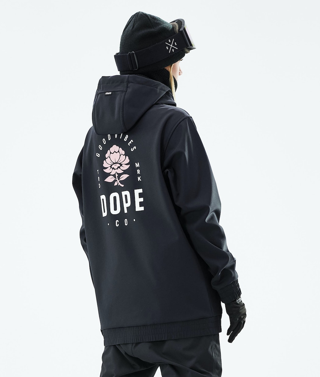 Chaqueta Snowboard Dope Yeti 2021 Mujer Rosas Negras | 897-QEXIWG