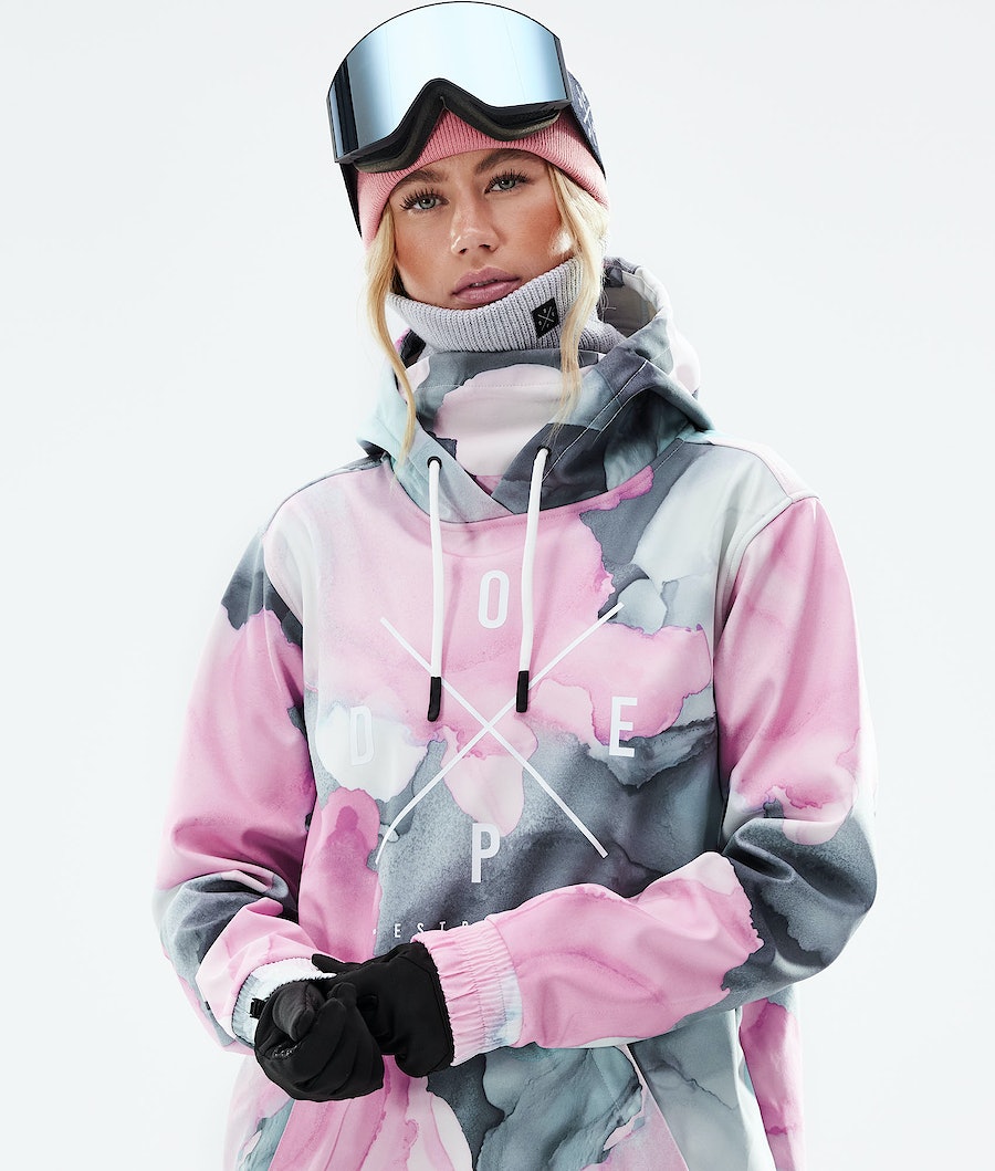 Chaqueta Snowboard Dope Yeti 2021 Mujer Multicolor Rosas | 975-RTCKWI