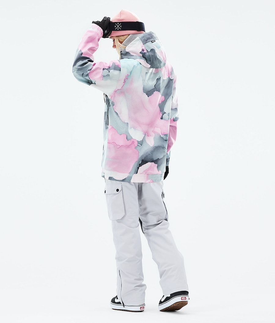 Chaqueta Snowboard Dope Yeti 2021 Mujer Multicolor Rosas | 975-RTCKWI