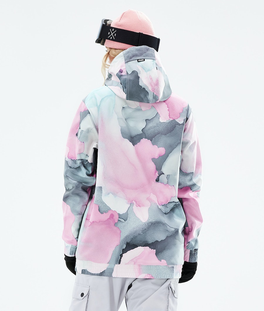 Chaqueta Snowboard Dope Yeti 2021 Mujer Multicolor Rosas | 975-RTCKWI