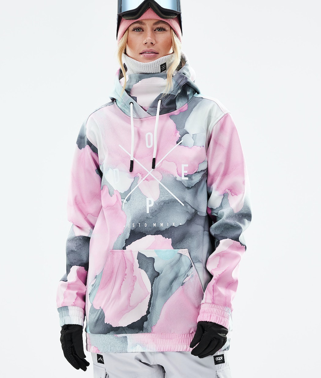 Chaqueta Snowboard Dope Yeti 2021 Mujer Multicolor Rosas | 975-RTCKWI