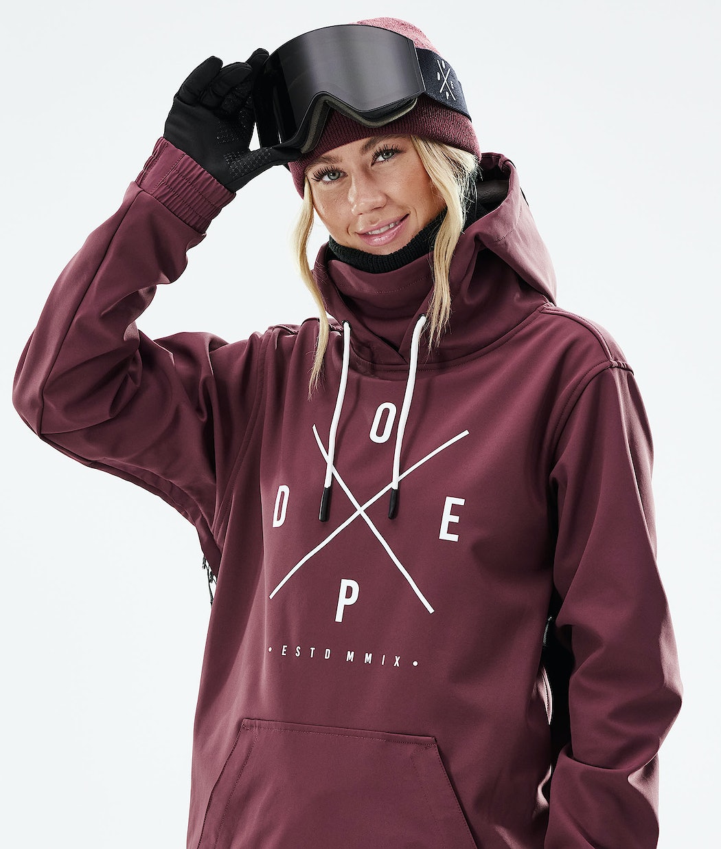 Chaqueta Snowboard Dope Yeti 2021 Mujer Burdeos | 985-QEXUFN