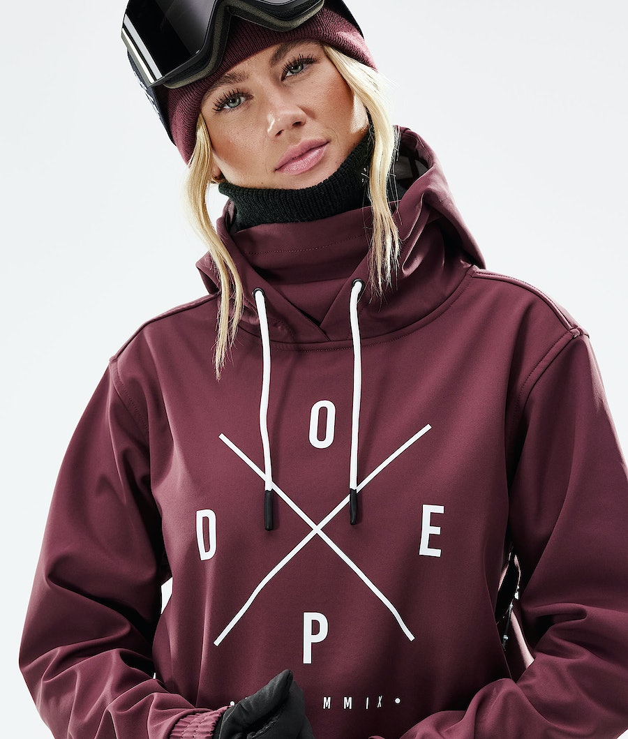 Chaqueta Snowboard Dope Yeti 2021 Mujer Burdeos | 985-QEXUFN