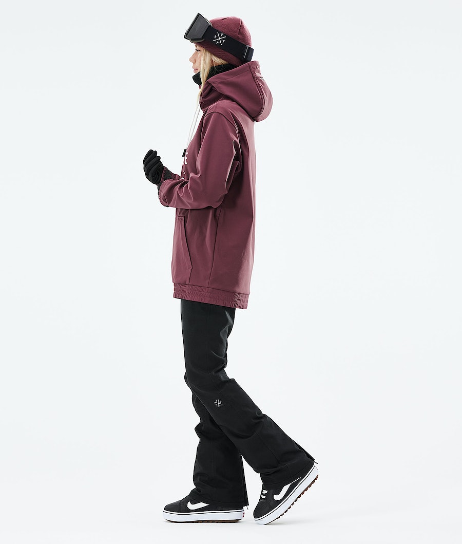 Chaqueta Snowboard Dope Yeti 2021 Mujer Burdeos | 985-QEXUFN