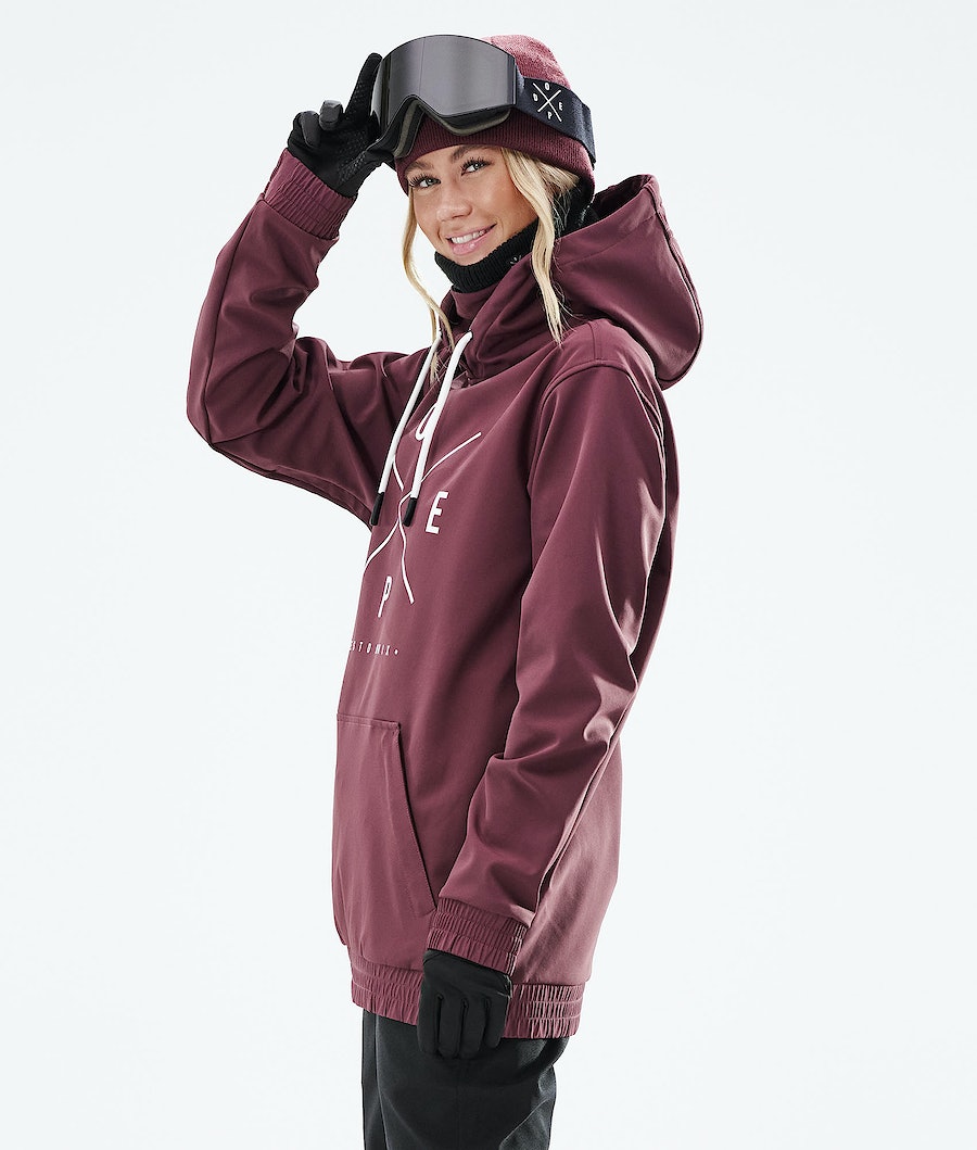 Chaqueta Snowboard Dope Yeti 2021 Mujer Burdeos | 985-QEXUFN