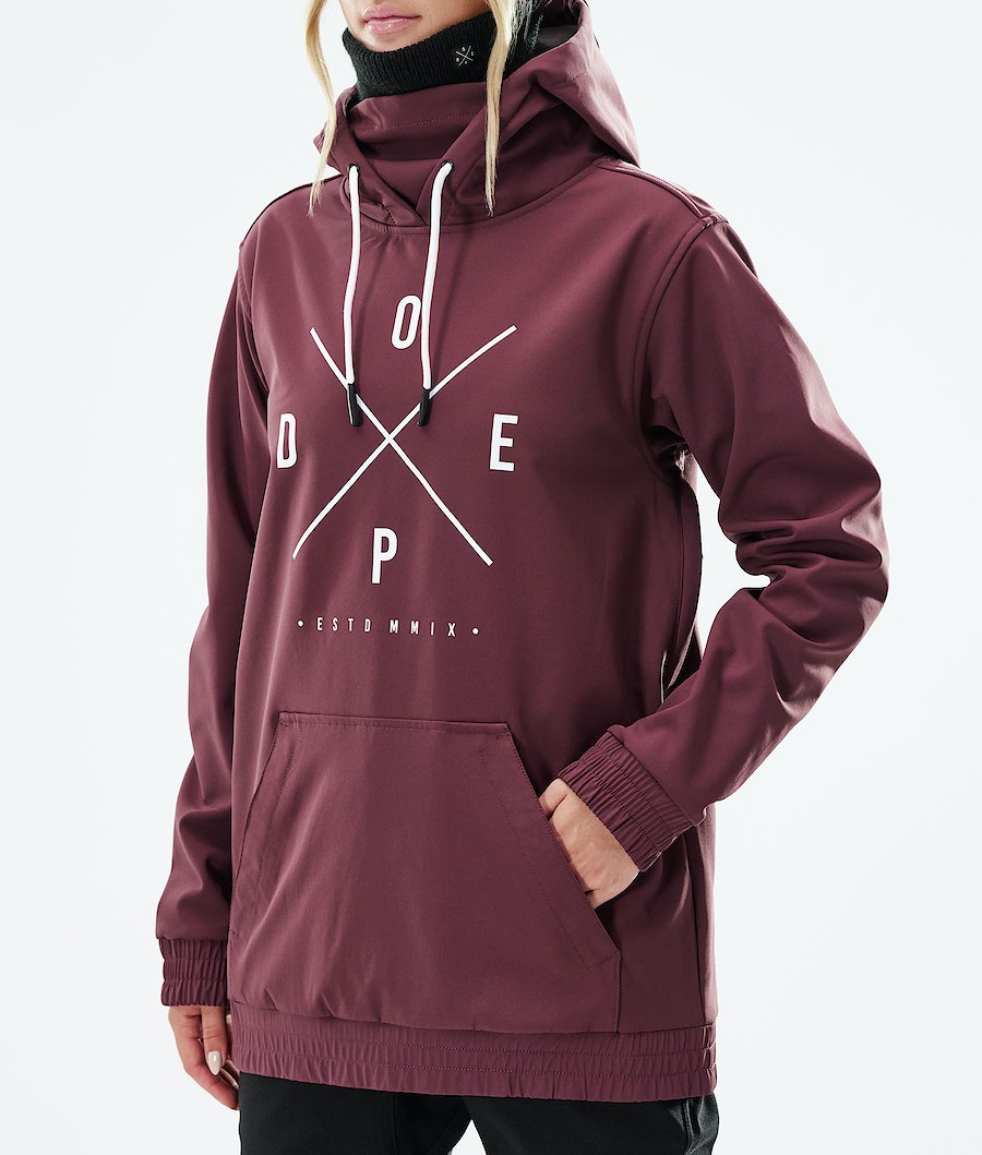 Chaqueta Snowboard Dope Yeti 2021 Mujer Burdeos | 985-QEXUFN