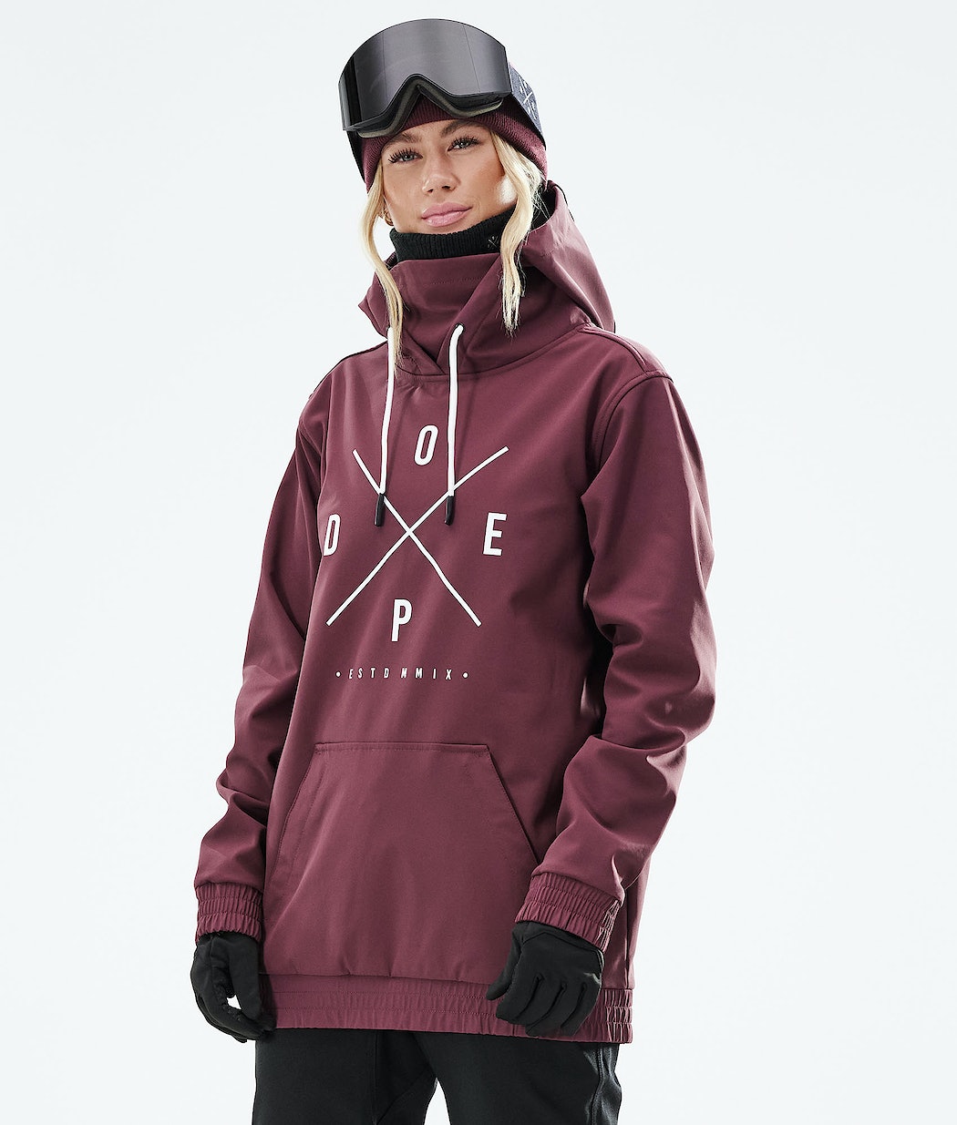 Chaqueta Snowboard Dope Yeti 2021 Mujer Burdeos | 985-QEXUFN