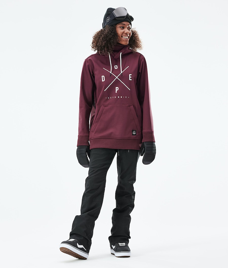 Chaqueta Snowboard Dope Yeti W 10k Mujer Burdeos | 194-NLDMCS