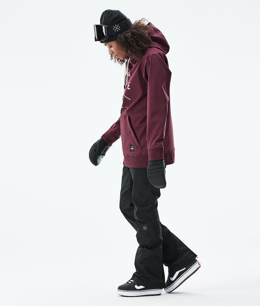 Chaqueta Snowboard Dope Yeti W 10k Mujer Burdeos | 194-NLDMCS