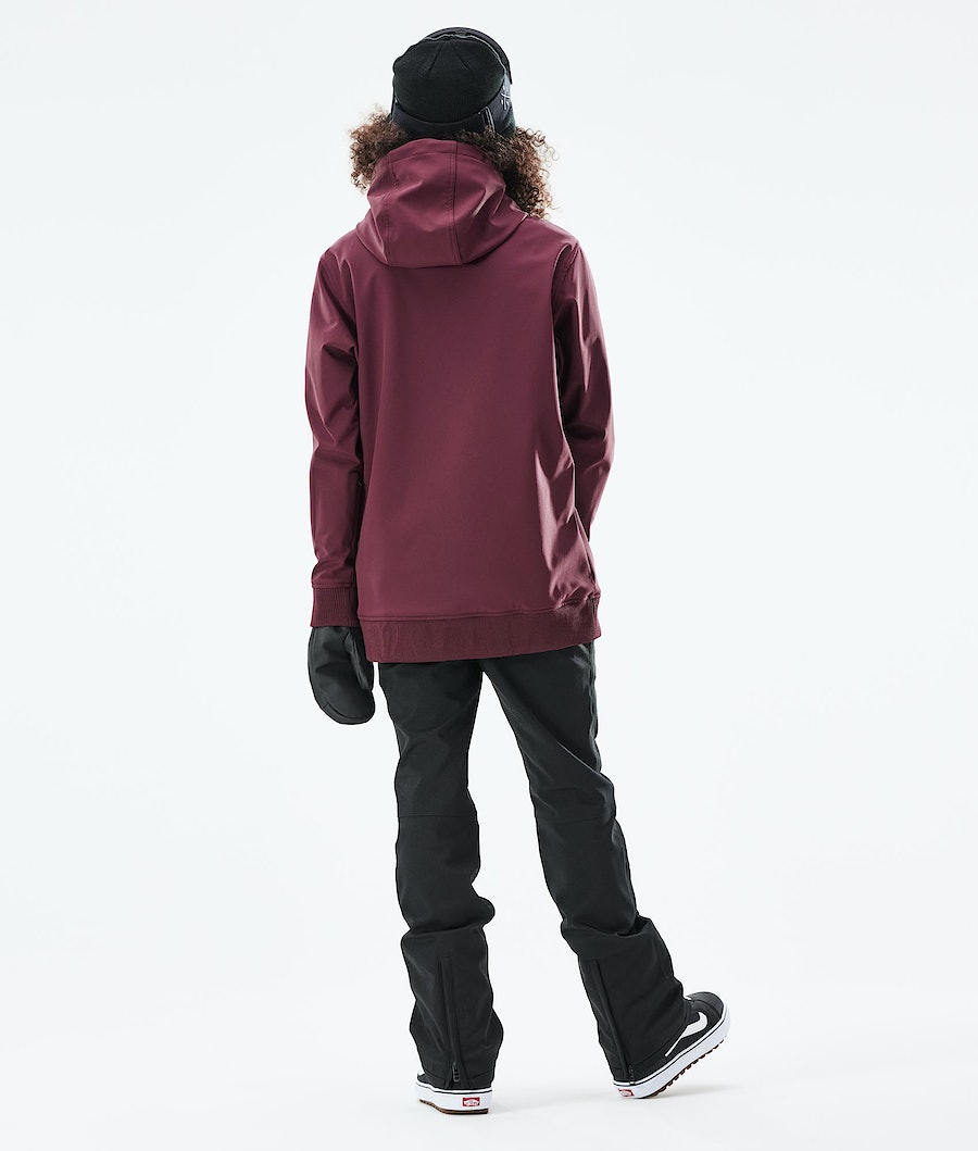 Chaqueta Snowboard Dope Yeti W 10k Mujer Burdeos | 194-NLDMCS