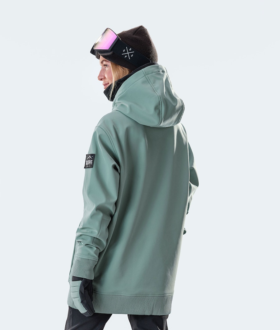 Chaqueta Snowboard Dope Yeti W 10k Mujer Verde | 632-TVJDIF