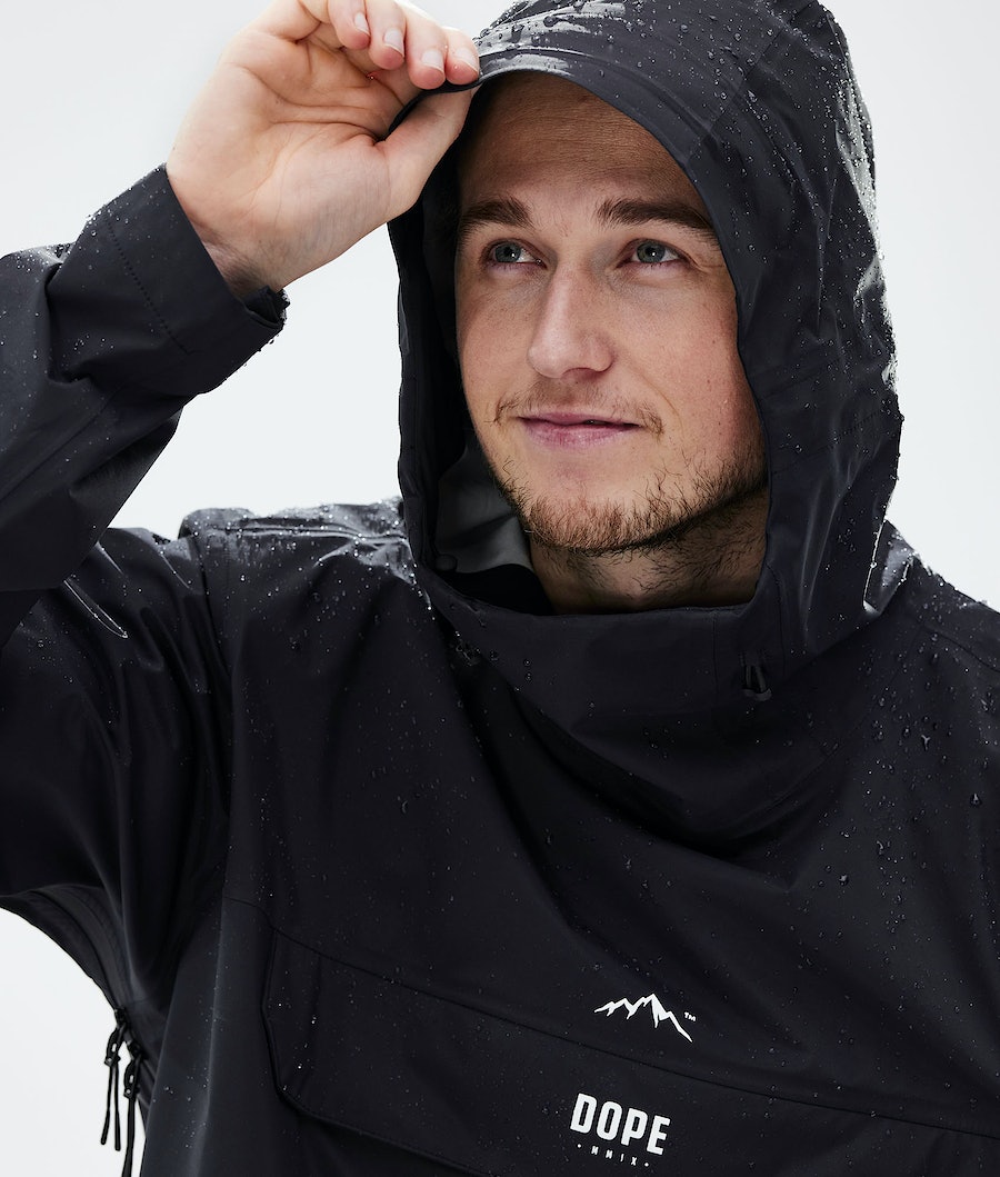 Chubasquero Dope Downpour Hombre Negras | 435-JYKSOQ