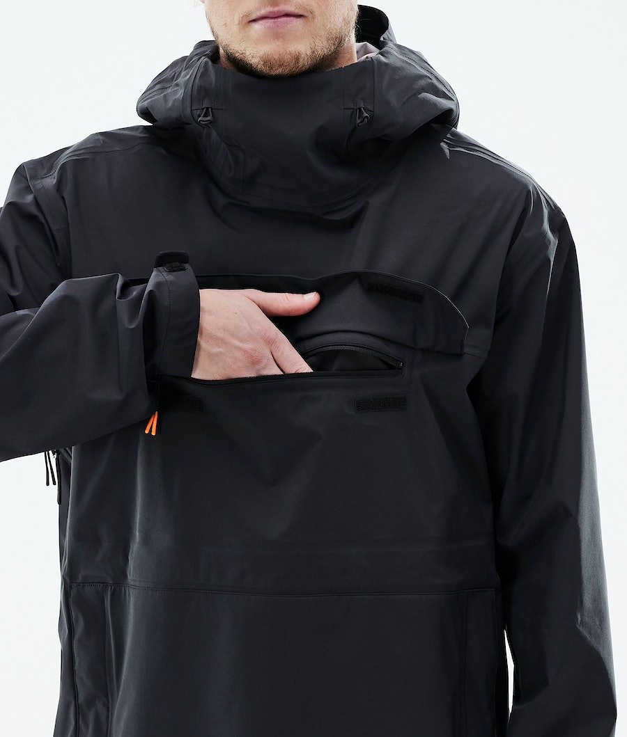 Chubasquero Dope Downpour Hombre Negras | 435-JYKSOQ