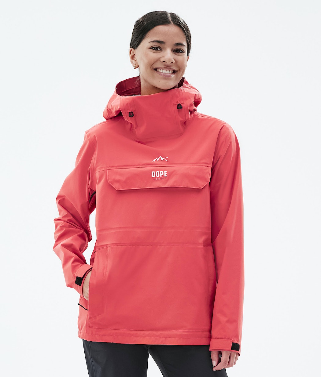 Chubasquero Dope Downpour W Mujer Coral | 328-UBTRSA