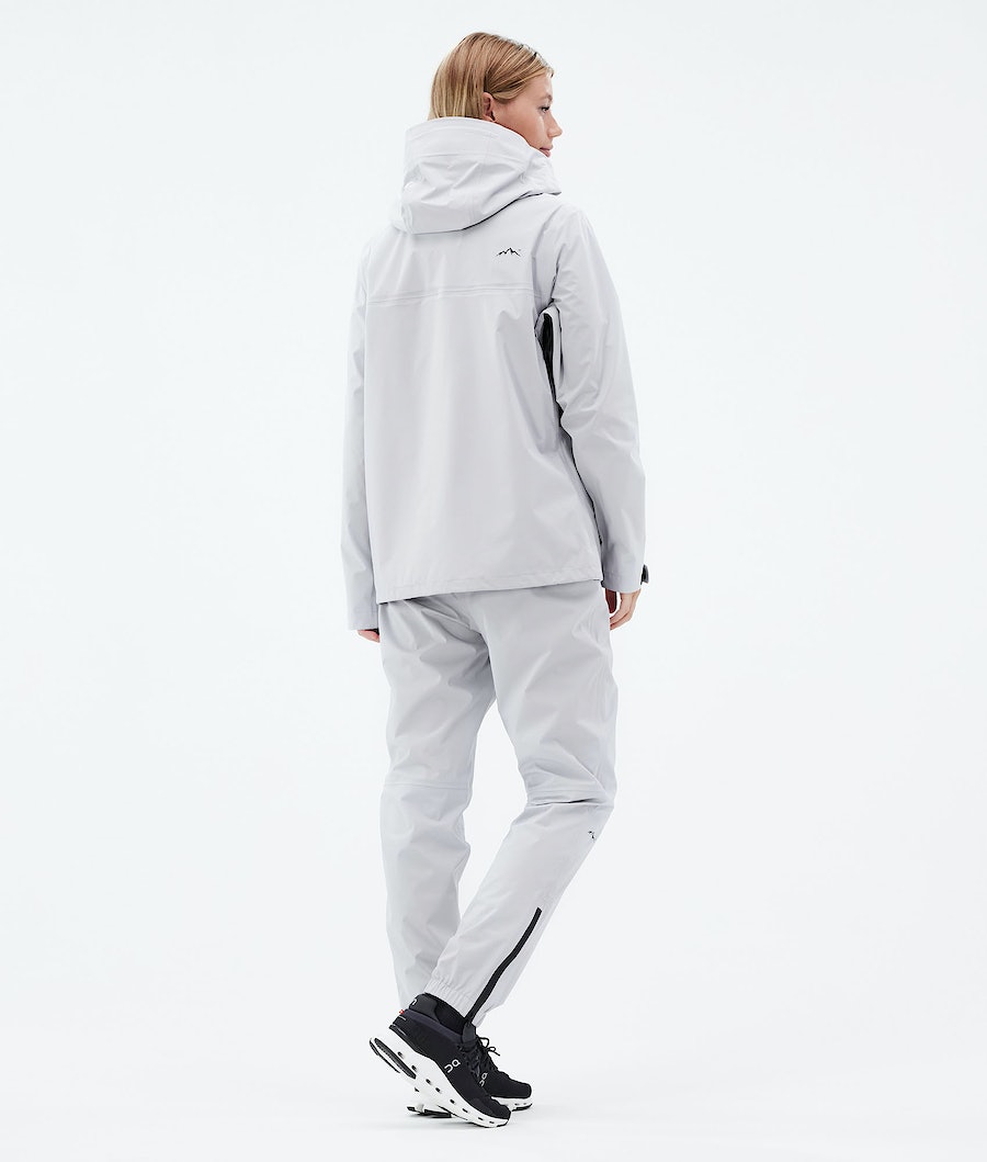 Chubasquero Dope Downpour W Mujer Gris Claro | 260-RXSULI