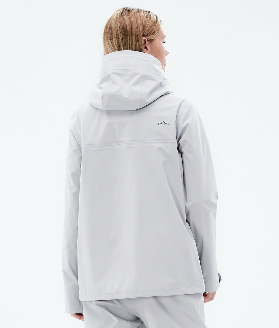 Chubasquero Dope Downpour W Mujer Gris Claro | 260-RXSULI