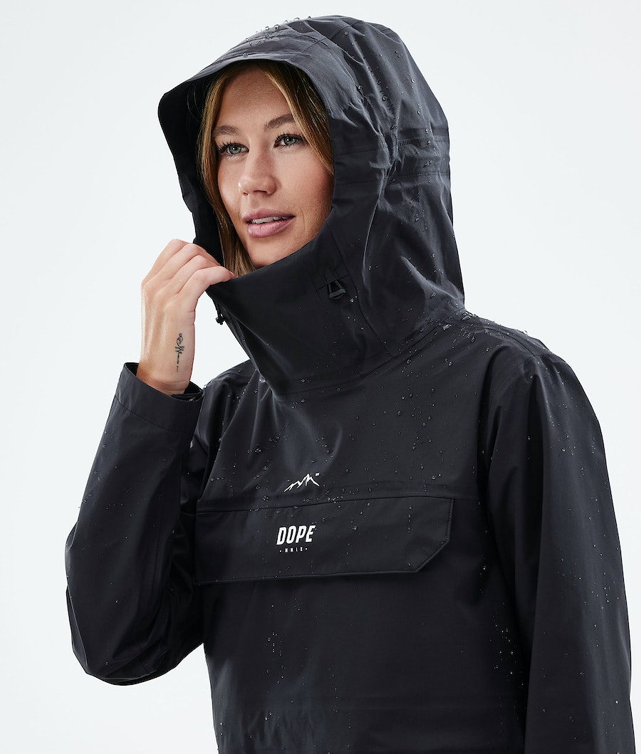 Chubasquero Dope Downpour W Mujer Negras | 291-FNQUOV