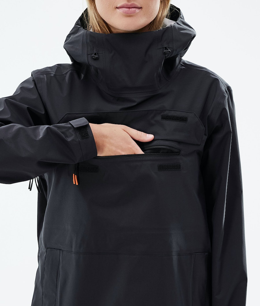 Chubasquero Dope Downpour W Mujer Negras | 291-FNQUOV