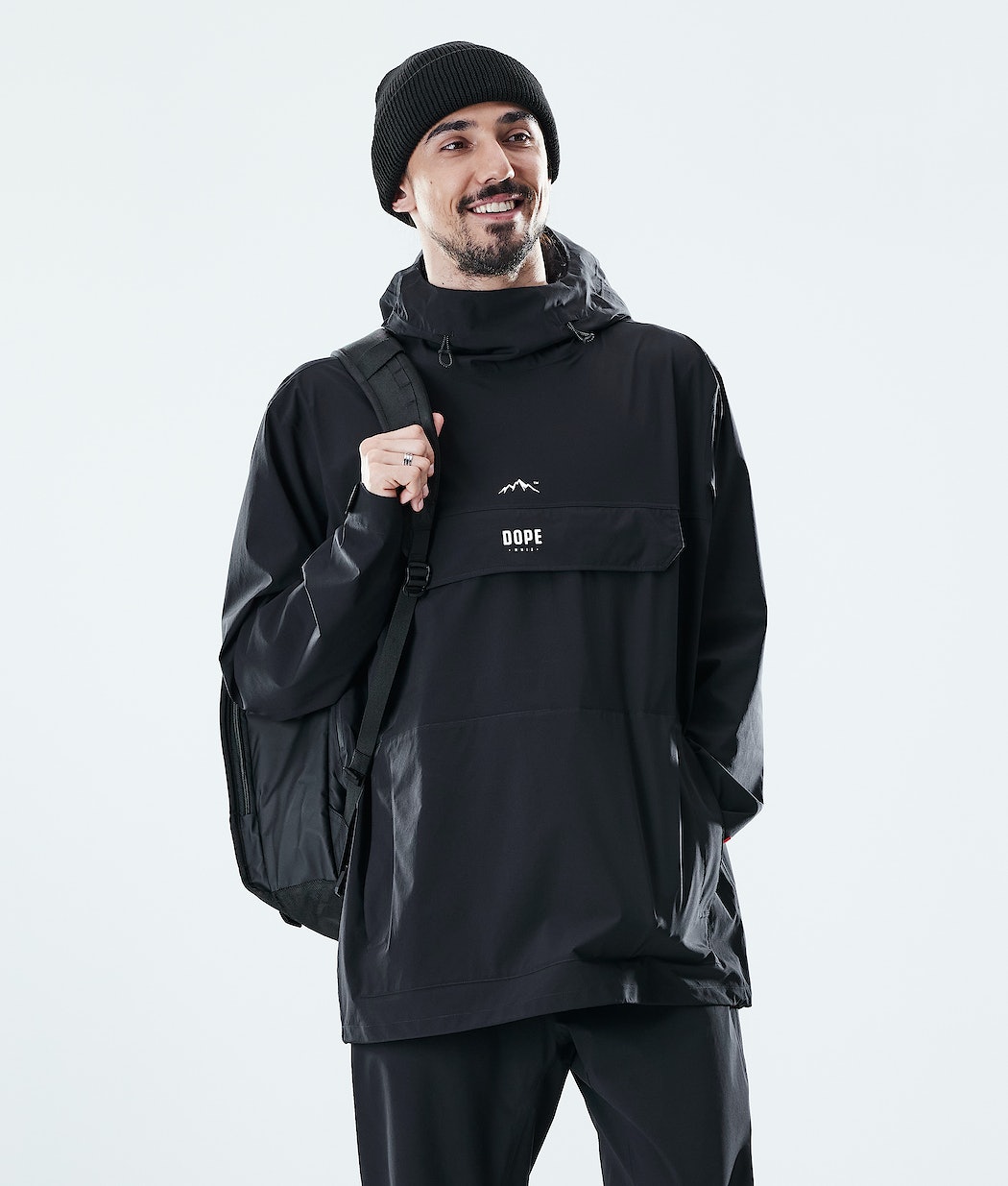 Chubasquero Dope Drizzard Hombre Negras | 349-BWLNRJ