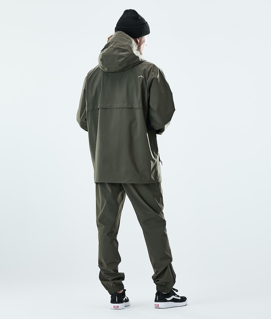 Chubasquero Dope Drizzard Hombre Verde Oliva Verde | 042-RDUXOK