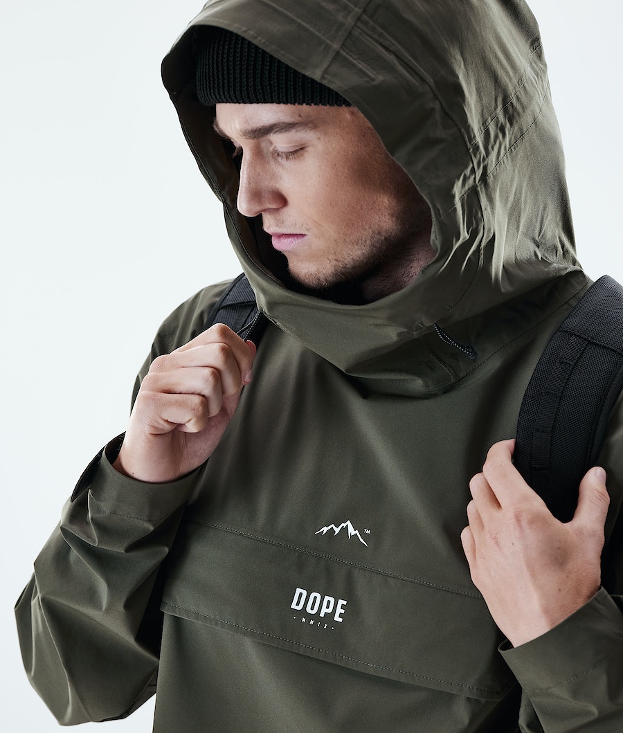 Chubasquero Dope Drizzard Hombre Verde Oliva Verde | 042-RDUXOK