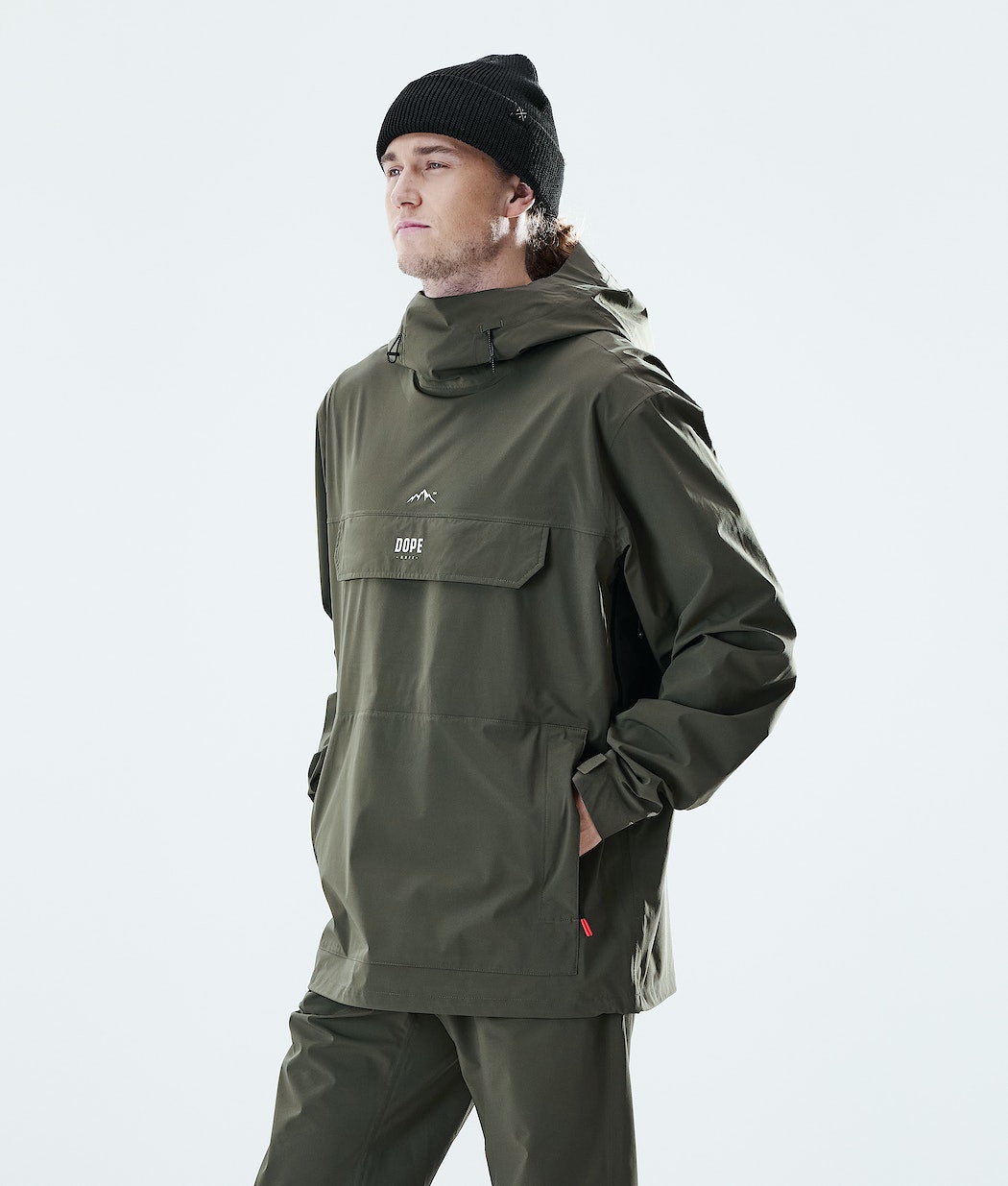 Chubasquero Dope Drizzard Hombre Verde Oliva Verde | 042-RDUXOK