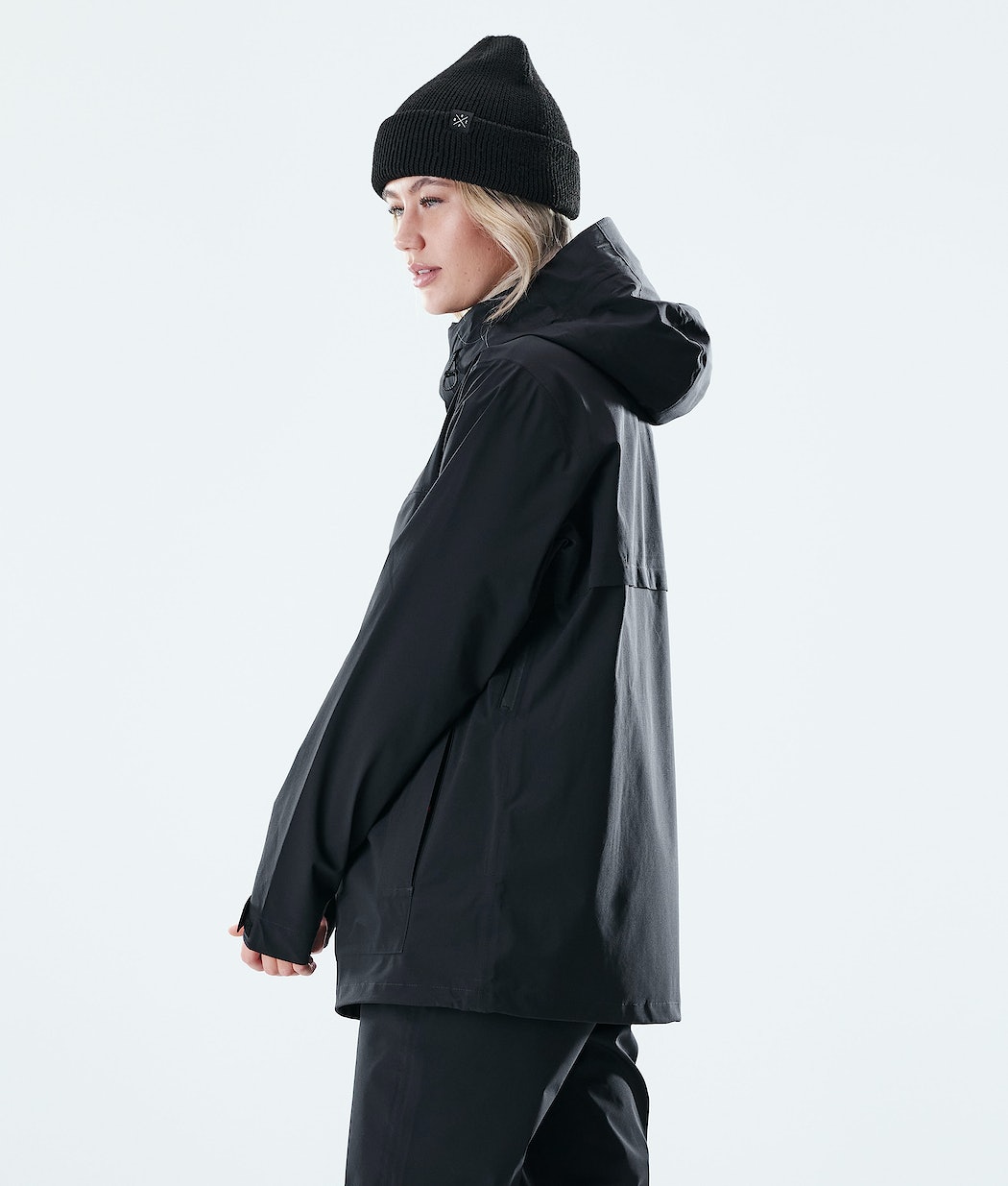 Chubasquero Dope Drizzard W Mujer Negras | 472-UFSLVC