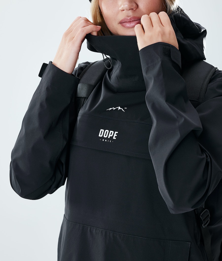 Chubasquero Dope Drizzard W Mujer Negras | 472-UFSLVC