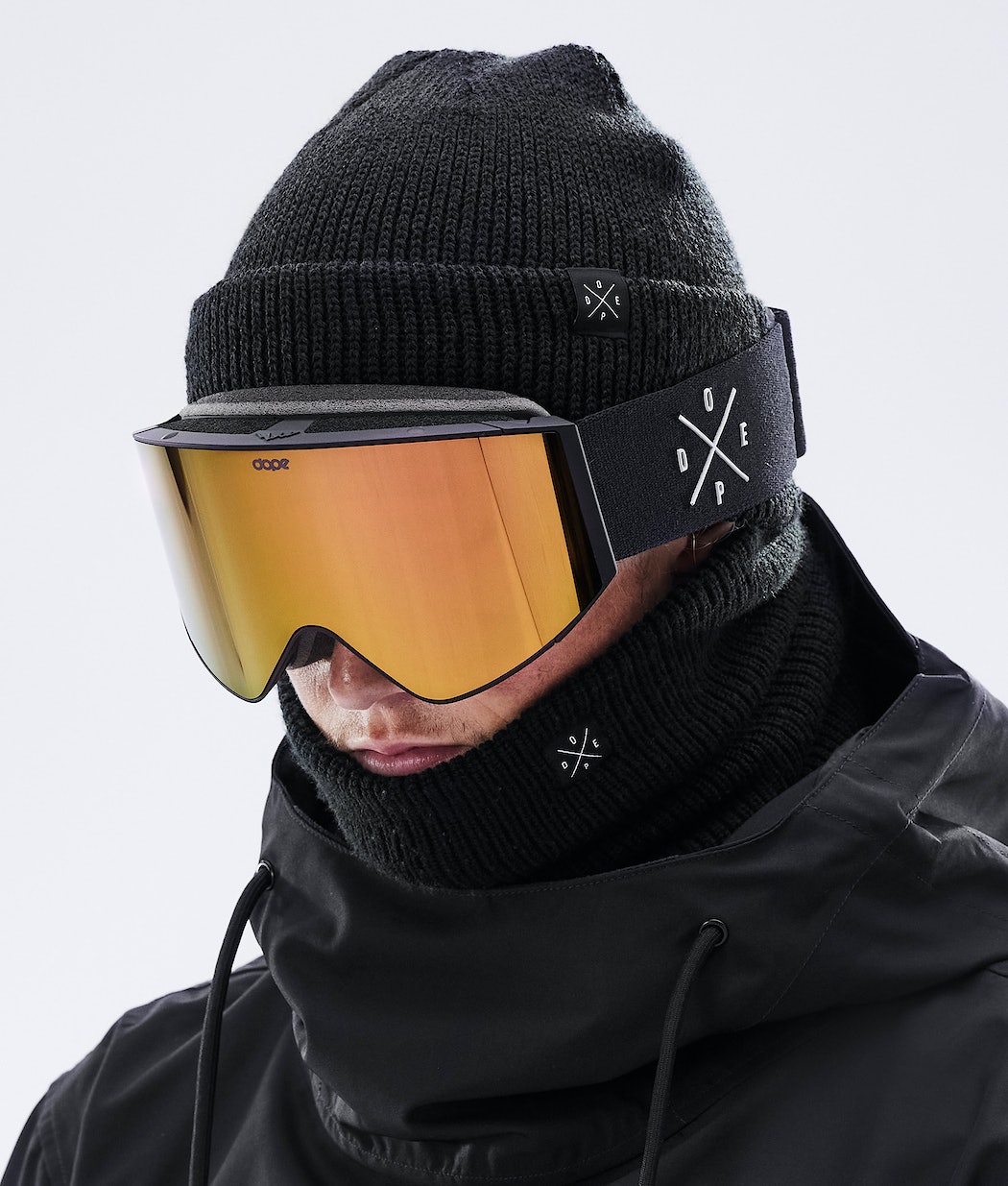 Gafas Esqui Dope Sight Hombre Negras | 974-RLQJCZ