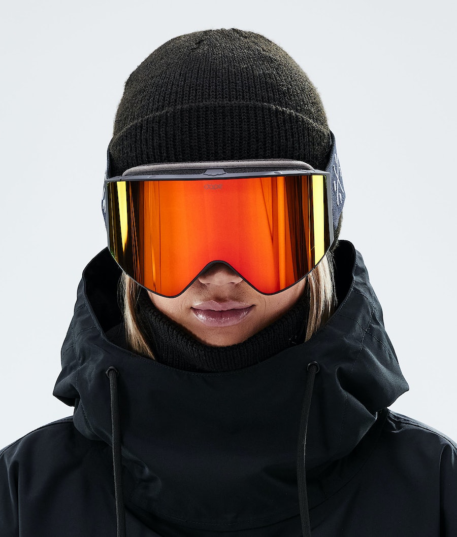 Gafas Esqui Dope Sight Hombre Negras Rojas | 924-FPYKQB