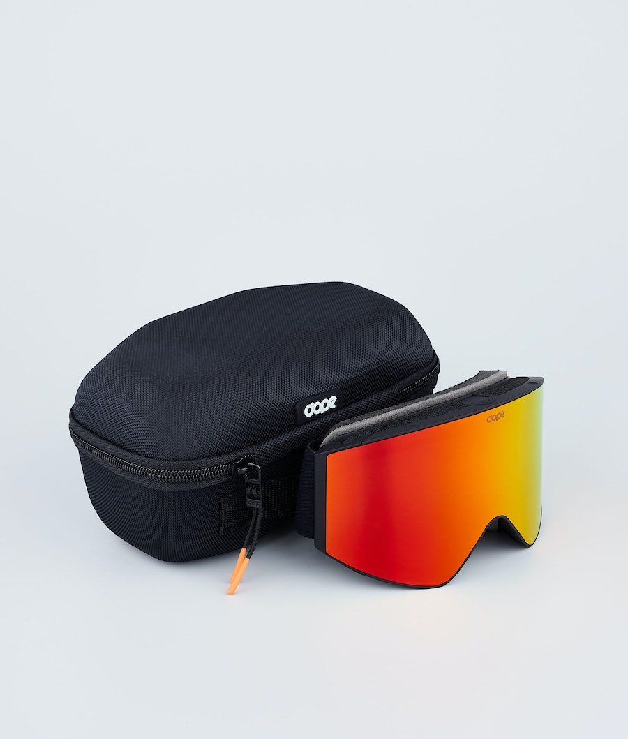 Gafas Esqui Dope Sight Hombre Negras Rojas | 924-FPYKQB