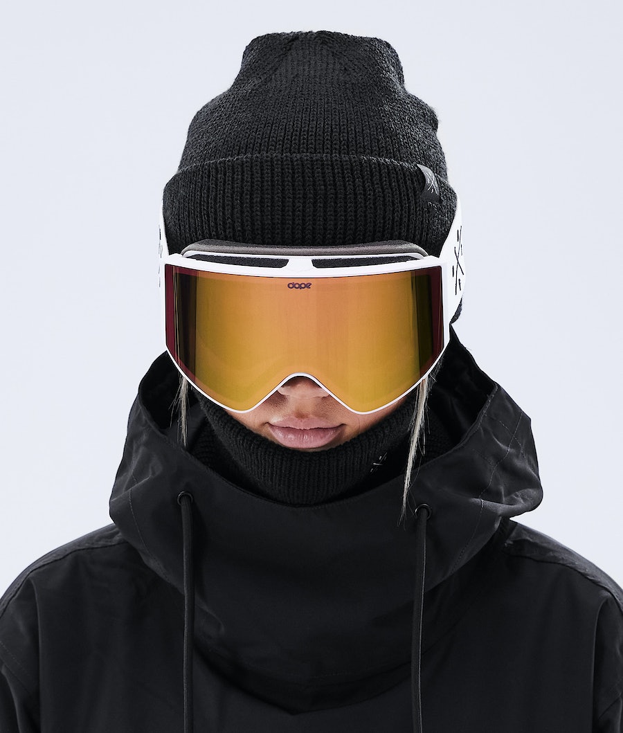 Gafas Esqui Dope Sight Mujer Blancas | 514-CLXITB