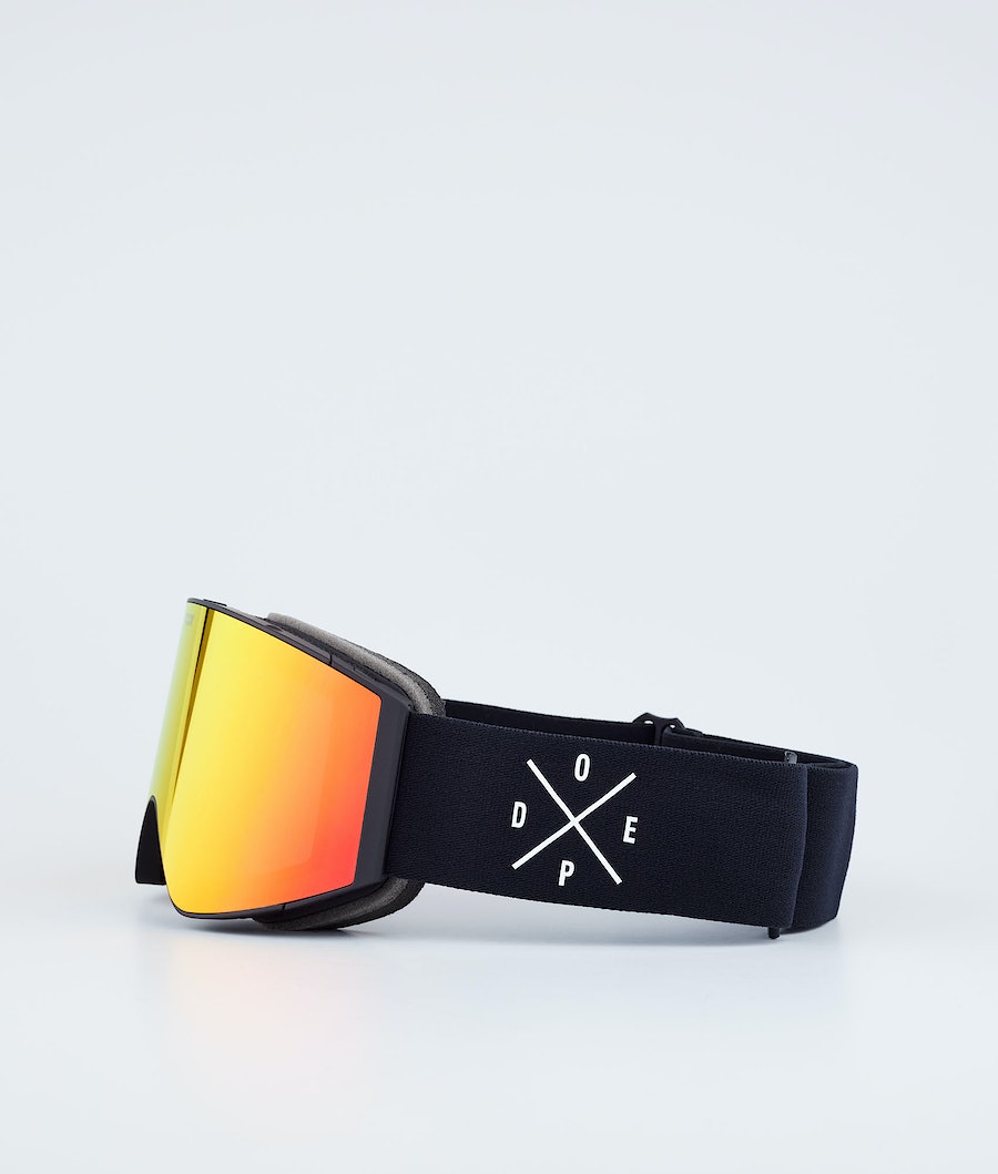 Gafas Esqui Dope Sight Mujer Negras Rojas | 142-AWNISJ