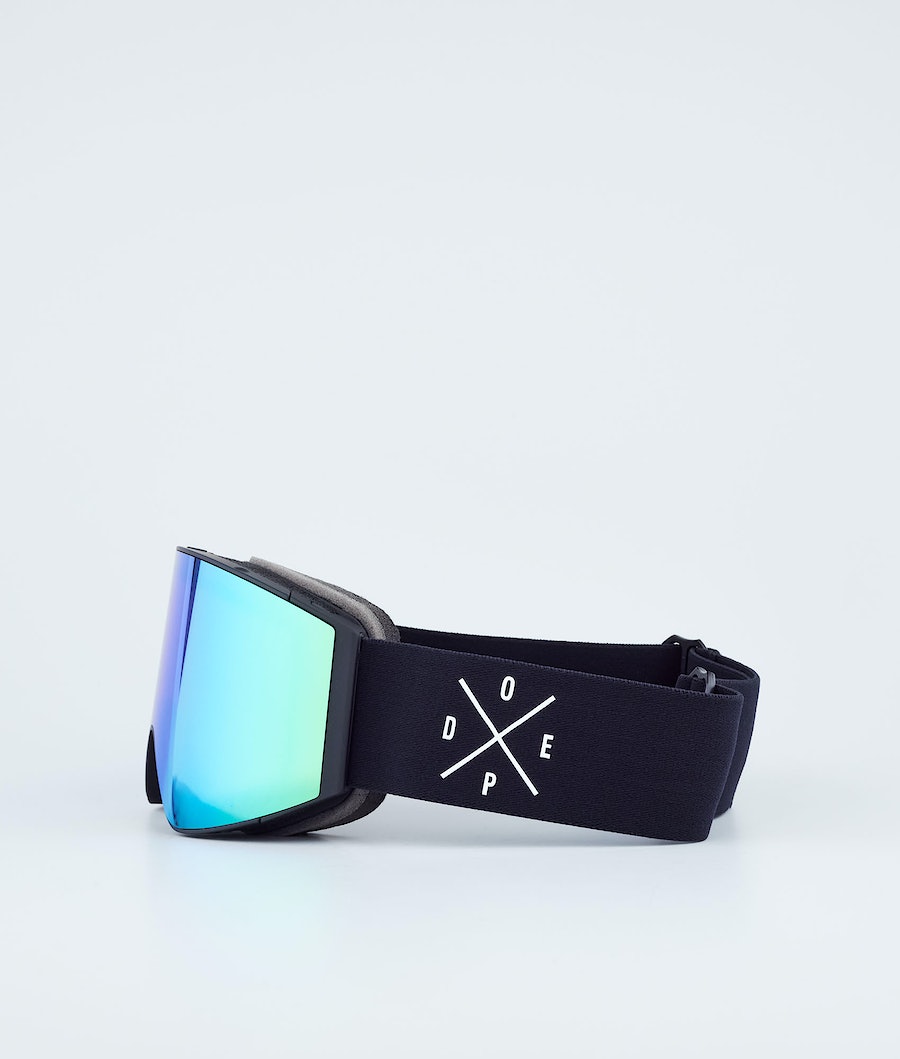 Gafas Esqui Dope Sight Mujer Negras Verde | 931-WIASFB