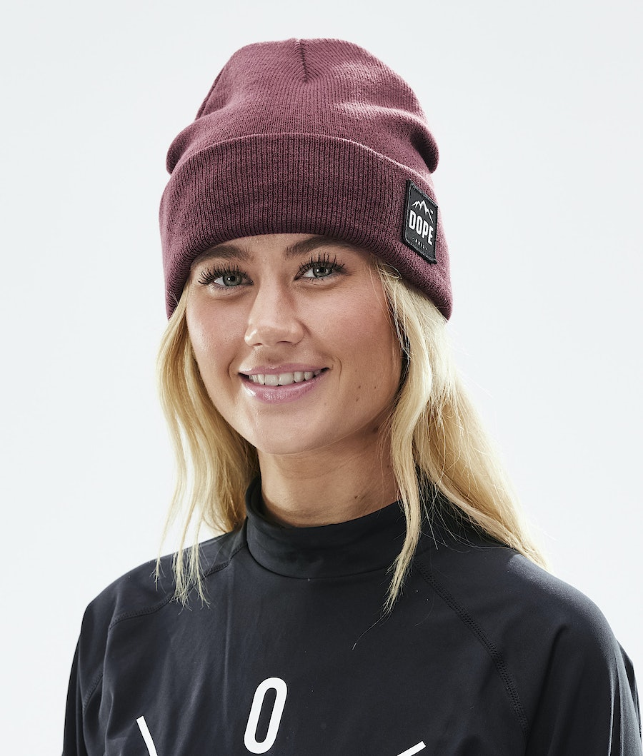 Gorros Dope Paradise Mujer Burdeos | 607-EATIWM