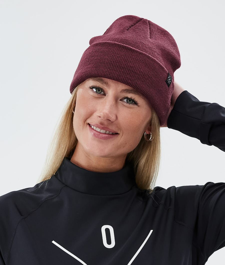 Gorros Dope Solitude Mujer Burdeos | 419-HAGCPN