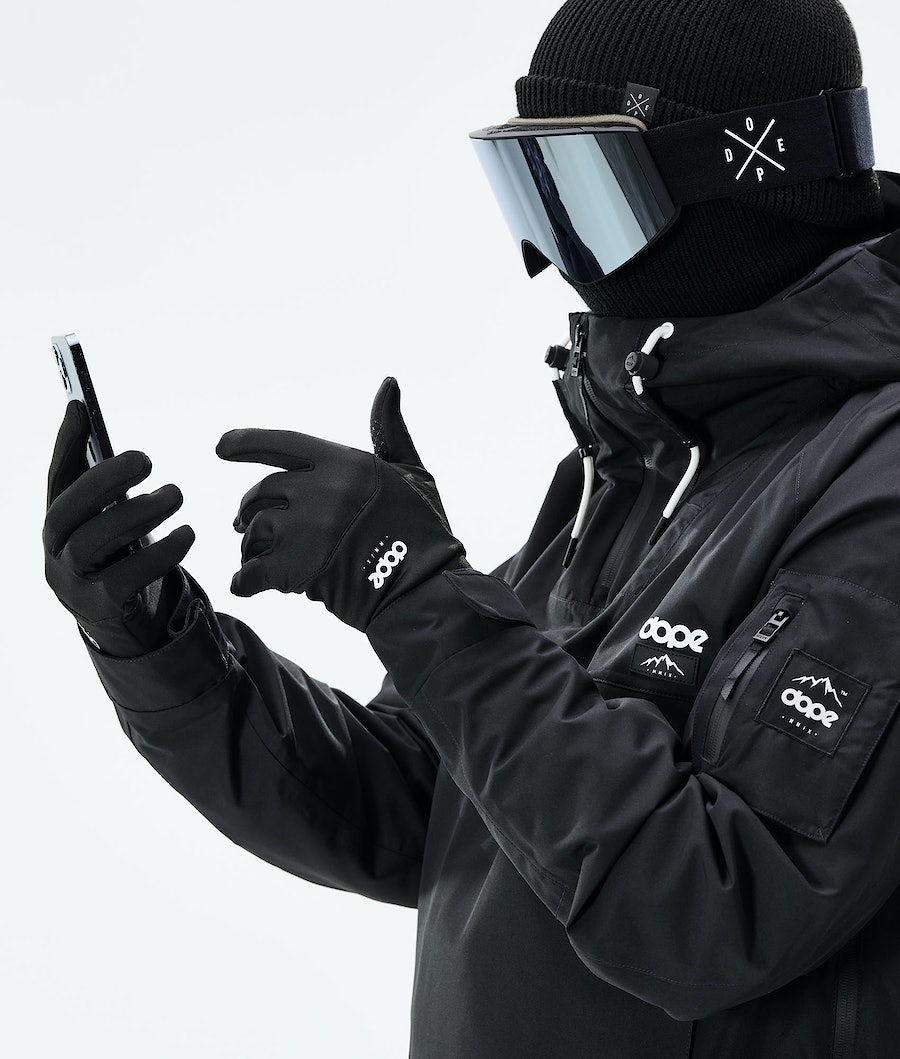 Guantes Dope Power Hombre Negras Blancas | 304-OFGUVX