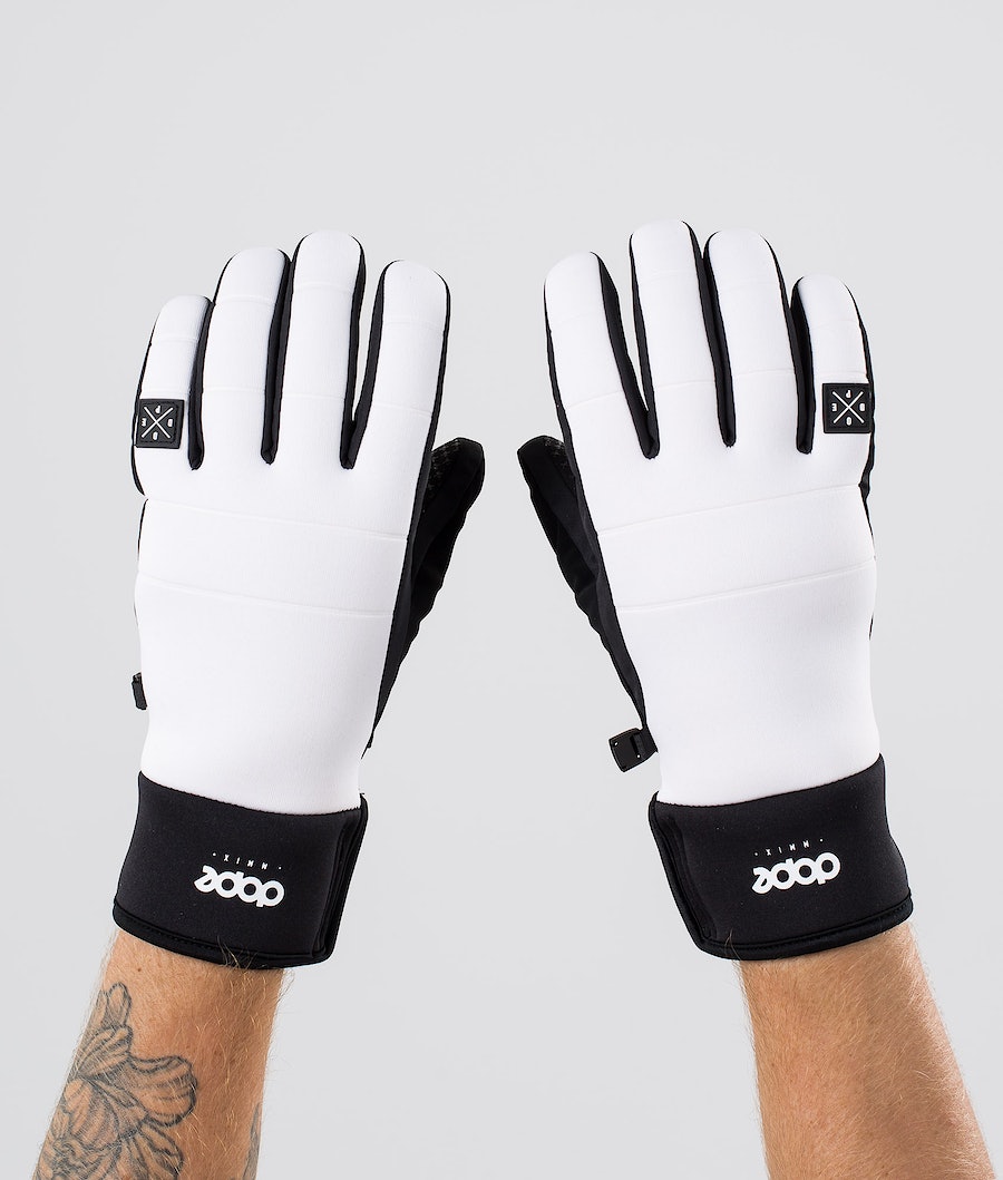 Guantes Dope Signet Hombre Blancas Negras | 483-MGRFCO