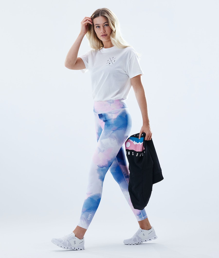 Leggins Dope Lofty Mujer Azules Rosas | 326-WDNCOY