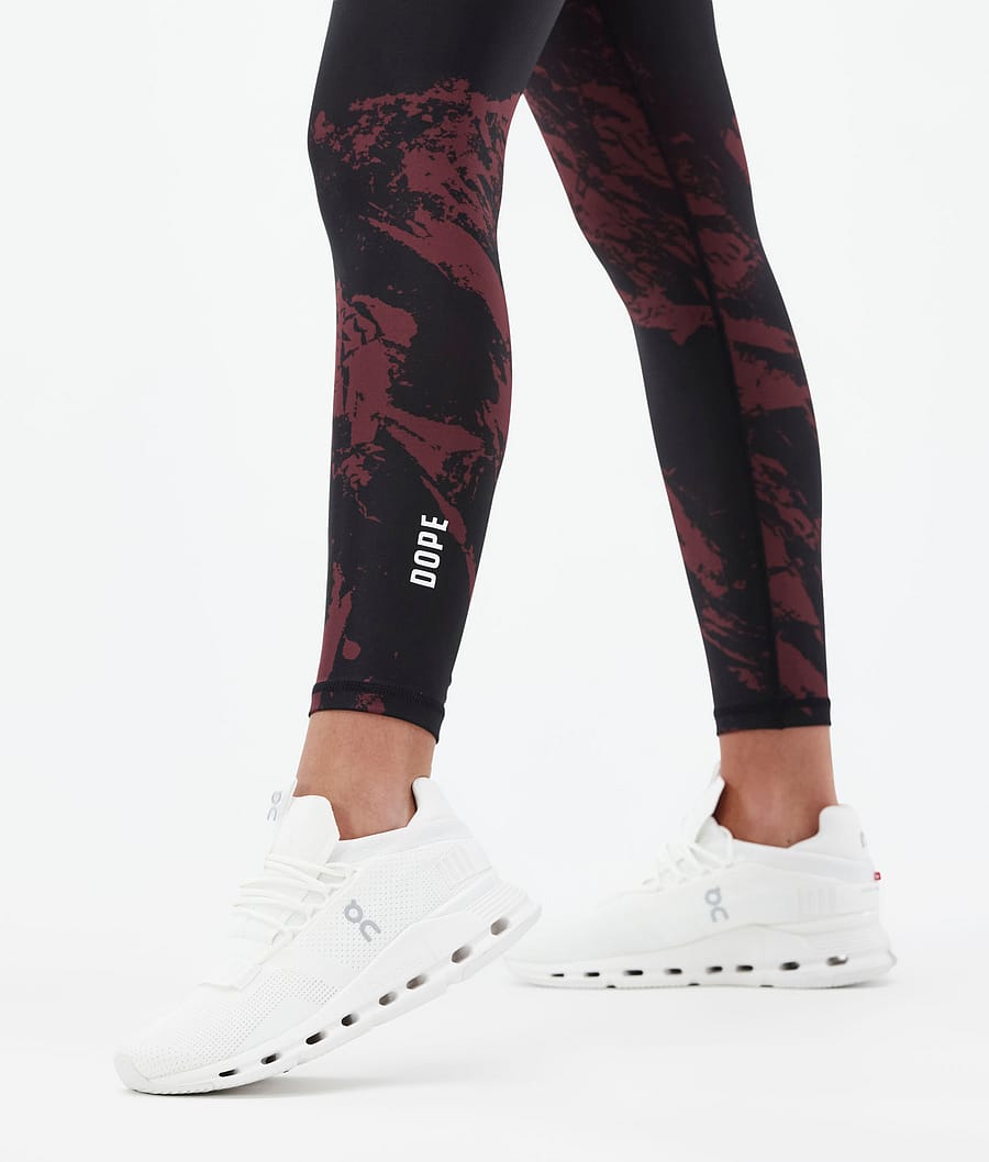 Leggins Dope Lofty Mujer Burdeos | 395-OQXAHN