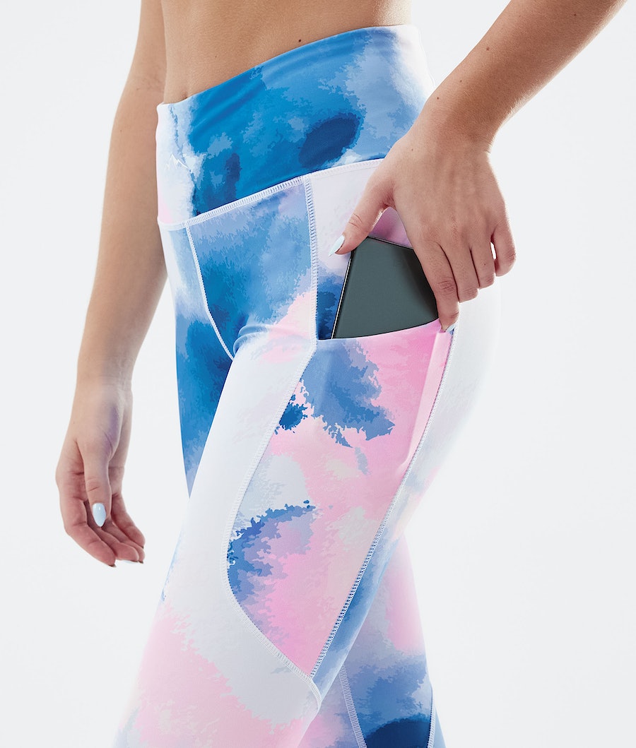 Leggins Dope Lofty Tech Mujer Azules Rosas | 428-PMNSFL