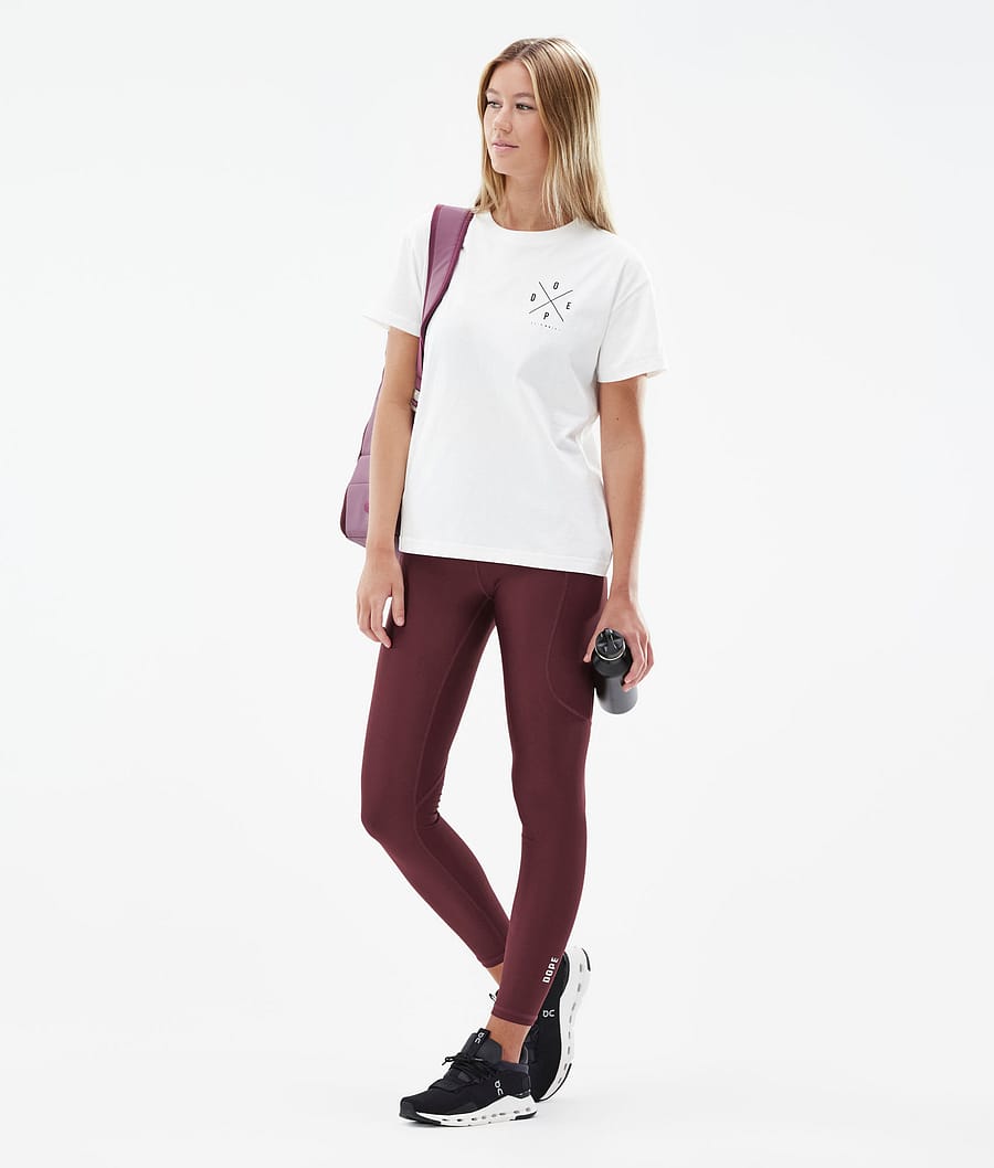 Leggins Dope Lofty Tech Mujer Burdeos | 023-RKUJVI